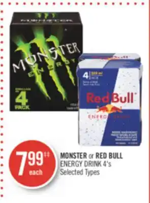 Shoppers Drug Mart Monster or red bull energy drink offer