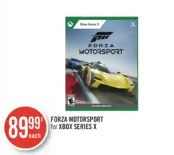 Shoppers Drug Mart Forza motorsport for xbox series x offer