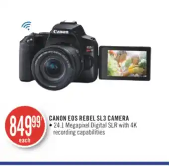Shoppers Drug Mart Canon eos rebel sl3 camera offer