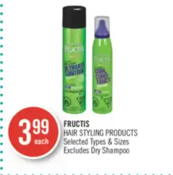 Shoppers Drug Mart Fructis hair styling products offer