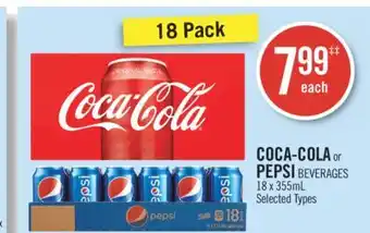 Shoppers Drug Mart Coca-cola or pepsi beverages offer