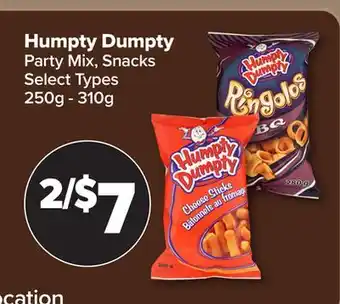 PharmaChoice Humpty dumpty party mix, snacks offer