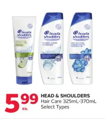 Rexall Head & shoulders hair care offer