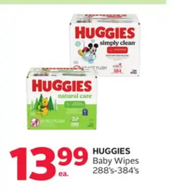 Rexall Huggies baby wipes offer