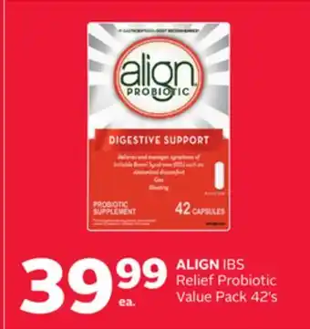Rexall Align ibs relief probiotic value pack offer