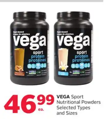 Rexall Vega sport nutritional powders offer