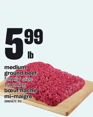 Independent City Market Medium ground beef offer