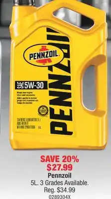 PartSource Pennzoil offer