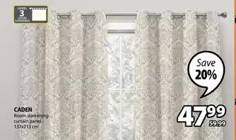 JYSK Caden room darkening curtain panel offer