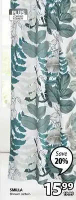 JYSK Smilla shower curtain offer