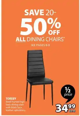 JYSK Toreby dining chair offer