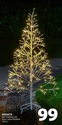 JYSK Augusta led twig tree with timer offer