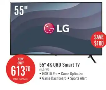 The Brick Lg 55 uq7570 series 4k led smart webos tv offer