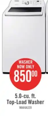 The Brick Samsung 5 cu. ft. top-load washer - wa44a3205aw/a4 offer