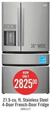 The Brick Frigidaire gallery 21.5 cu. ft. 4-door french-door refrigerator - grmc2273cf offer