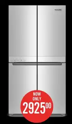 The Brick Kitchenaid 19.4 cu. ft. counter-depth 4-door refrigerator - krqc506mps offer