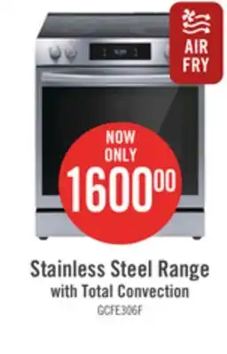 The Brick Frigidaire gallery 6.2 cu. ft. electric range with total convection - gcfe306cbf offer