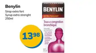 Accès pharma Benylin syrup extra strength offer