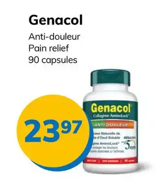 Accès pharma Genacol pain relief offer