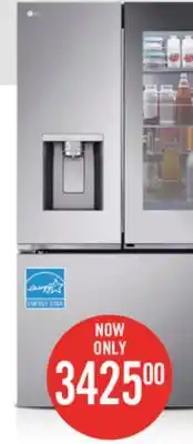 The Brick Lg 26 cu. ft. smart instaview counter-depth max refrigerator - lrykc2606s offer