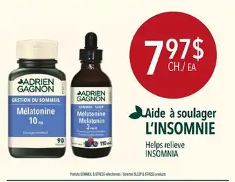 Accès pharma Adrien gagnon melatonin offer