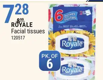 Rossy Royale facial tissues offer