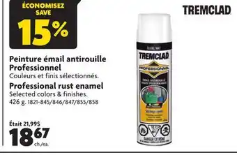 Home Hardware Professional rust enamel offer