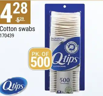 Rossy Q-tips cotton swabs offer