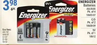 Rossy Energizer batteries offer