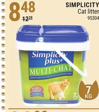 Rossy Simplicity cat litter offer