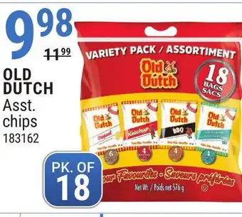Rossy Old dutch asst. chips offer