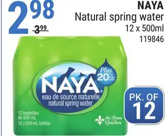 Rossy Naya natural spring water offer