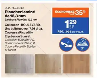 Patrick Morin Laminate flooring, 12.3 mm offer