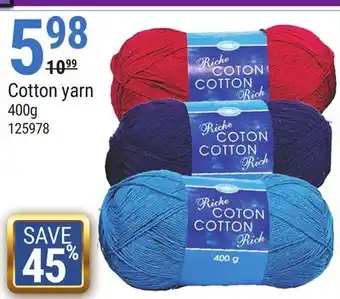 Rossy Cotton yarn offer