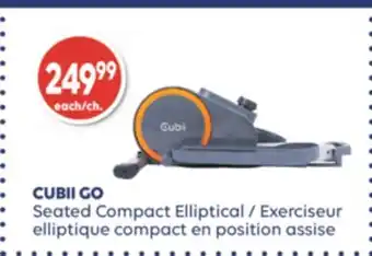 Wellwise by Shoppers Cubii go exerciseur elliptique compact en position assise offer