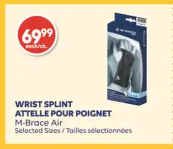 Wellwise by Shoppers Attelle pour poignet m-brace air offer