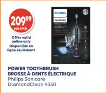 Wellwise by Shoppers Brosse à dents électrique philips sonicare diamondclean 9350 offer