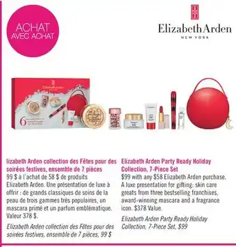 Pharmaprix Elizabeth arden party ready holiday collection offer