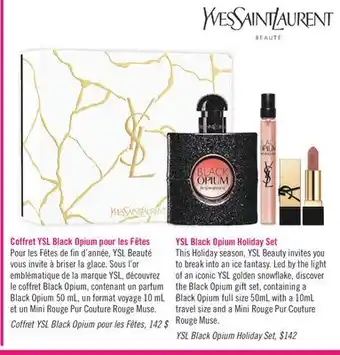 Pharmaprix Ysl black opium holiday set offer