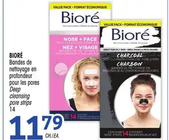 Uniprix Bioré bandes de nettoyage en profondeur pour les pores/deep cleansing pore strips offer