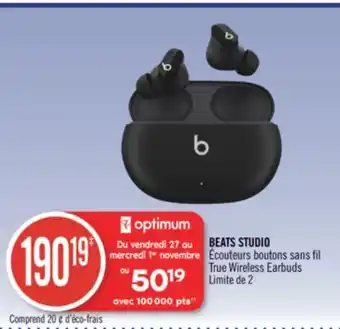 Pharmaprix Beats studio true wireless earbuds offer