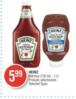 Pharmaprix Heinz ketchup offer