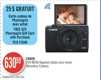 Pharmaprix Canon eos m200 mirrorless camera offer