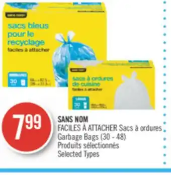 Pharmaprix No name garbage bags offer
