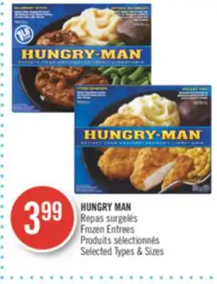 Pharmaprix Hungry man frozen entrees offer