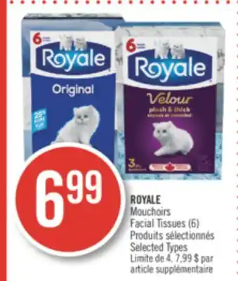 Pharmaprix Royale mouchoirs facial tissues offer