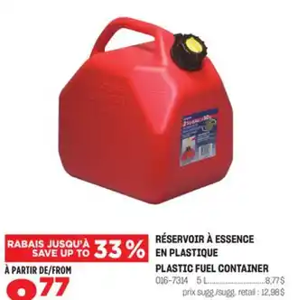 BMR Réservoir à essence en plastique offer