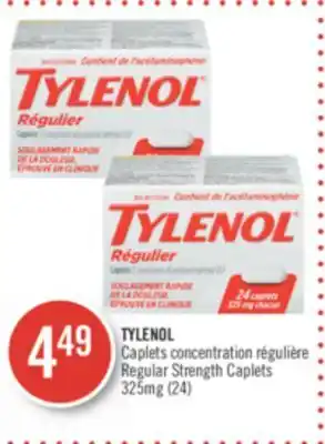 Pharmaprix Tylenol  regular strength caplets offer