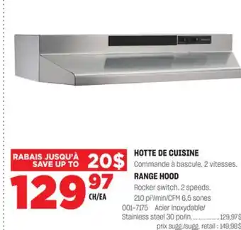 BMR Hotte de cuisine offer