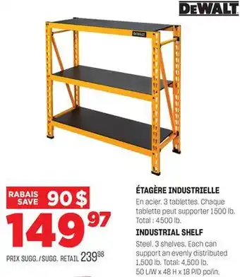 BMR Étagère industrielle dewalt offer